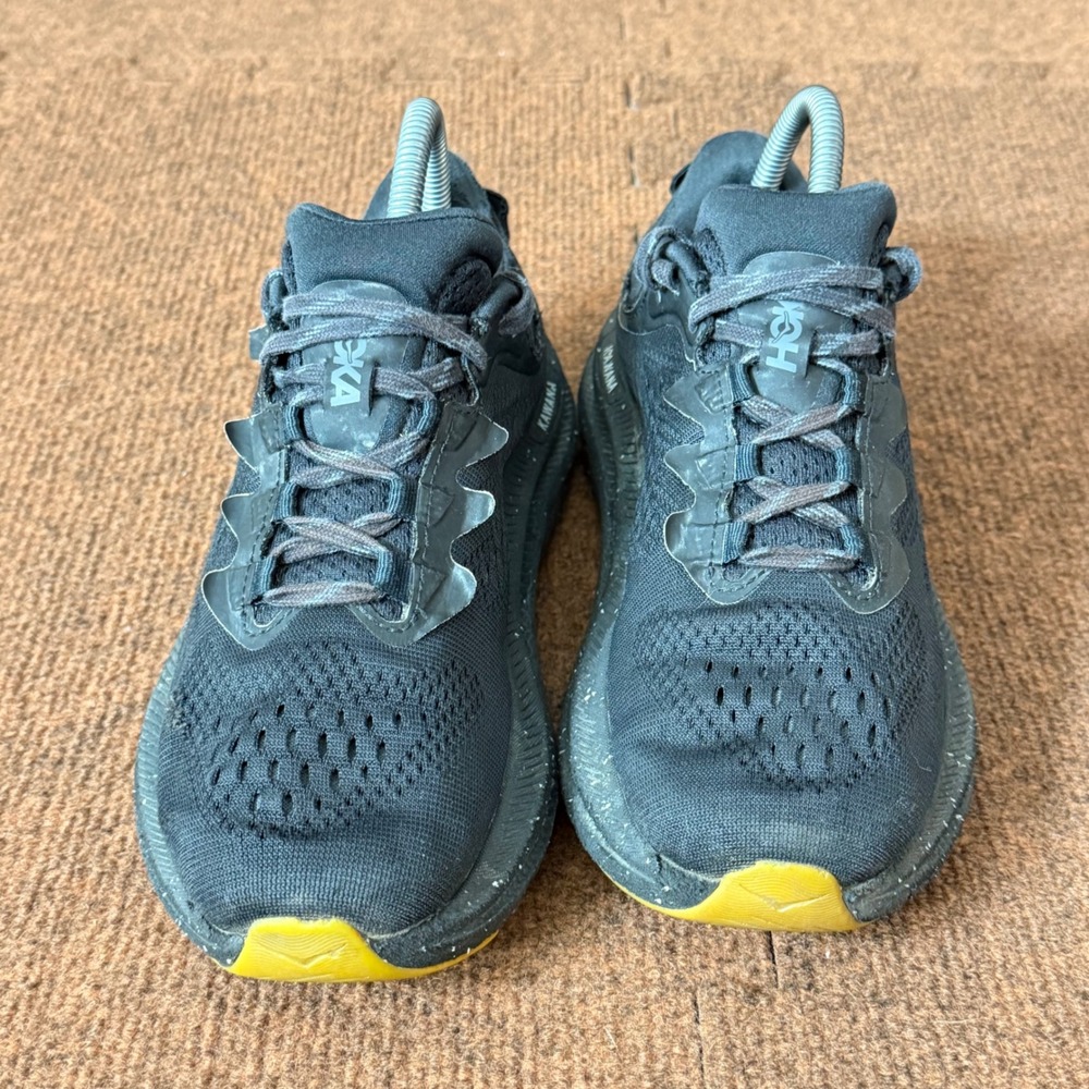 Hoka Kawana 2 Womens 7.5 Black Gym Shoes Speckled Running Shoes 1147913 Bblc C+ View 5